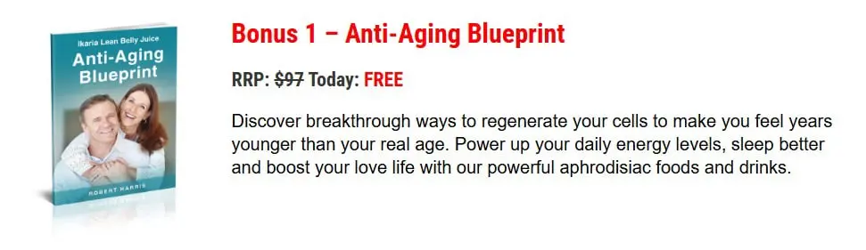 Ikaria Lean Belly Juice bonus 1